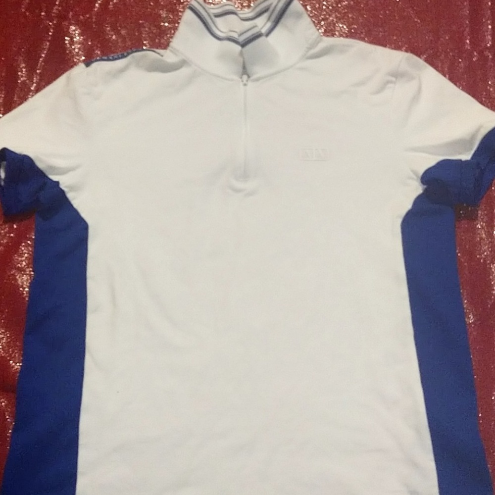 Zip Down Armani Polo